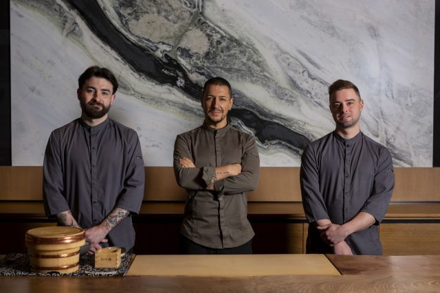 Borja Gorostiza, Mario Payán y Alejandro González