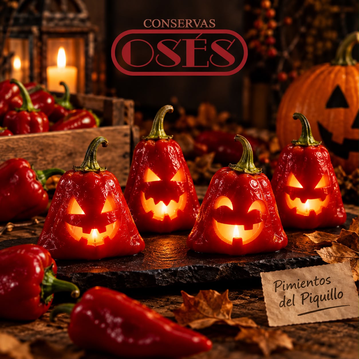 🎃 Pimientos del piquillo para Halloween: unas originales velas con sabor a Navarra